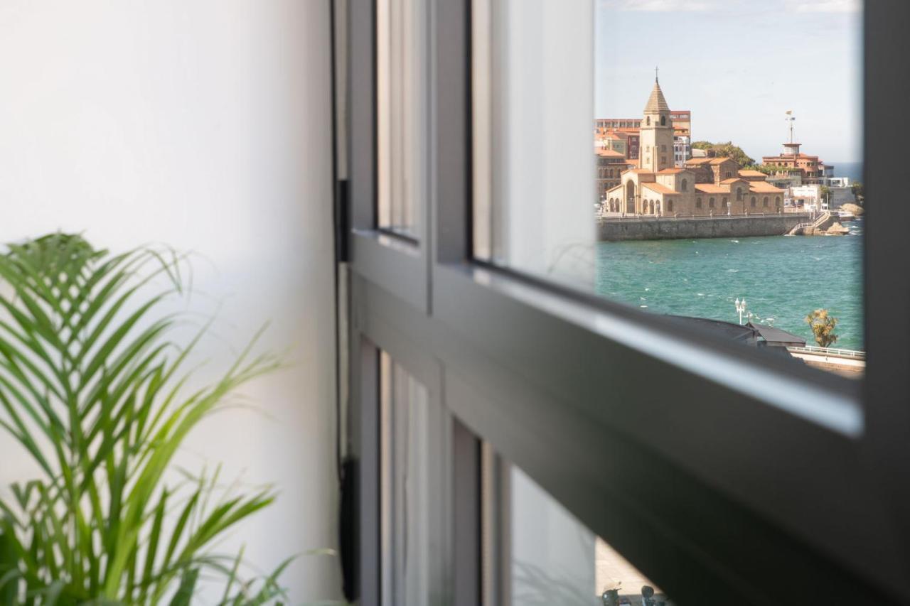 El Mirador Del Nautico Appartement Gijón Buitenkant foto